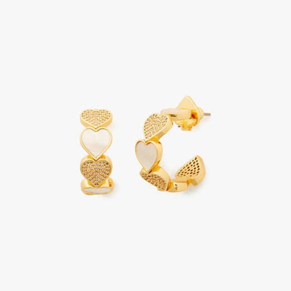 kate spade Jewelry - New kate spade Take Heart Huggies